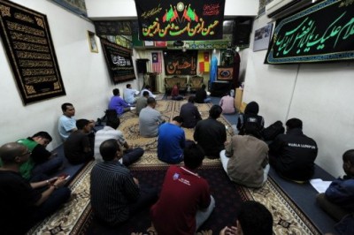 Shiite Muslims attend a religious gathering in the outskirts of Kuala Lumpur | Source: AFP