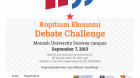 Kopitiam Ekonomi Debate Challenge Kopitiam Ekonomi Debate Challenge