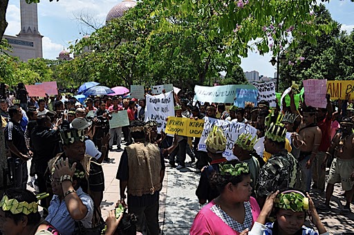 Some 2000 Orang Asli gathered to voice their concern on the proposed land policy