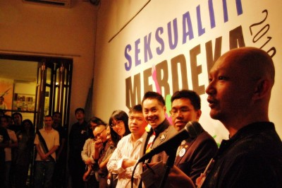Edmund Bon at the launch of Seksualiti Merdeka 2010