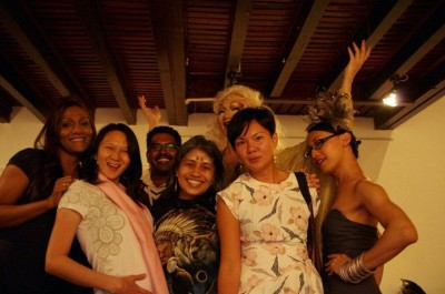 We Are Family. From left: Julya, Dayalan, Angela, Shelah, Paik Yin, Dr. Zaki