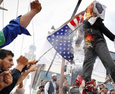 US Flag Burning