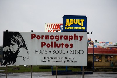 Pornography Pollutes | Credit: http://www.flickr.com/photos/niemster/