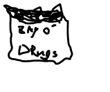 An accurate depiction of a bag of drugs. Source: wilsonmessengergallery.blogspot.com