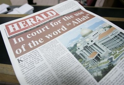 Catholic newspaper banned from using the word "Allah"