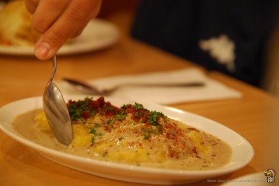 Sumptuous mashed potatoes. | Credit: King Chai