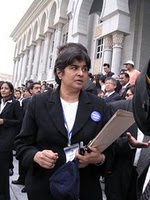 Ambiga Sreevanesan, Chairperson for Bersih 2.0 was denied entry into Sarawak (Source: http://bit.ly/dVi9l9)
