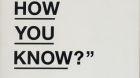 Book Review: Yasmin, How You Know? Book Review: Yasmin, How You Know?
