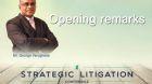 Opening Remarks: Strategic Litigation Conference #SLC, 3 October 2015 Opening Remarks: Strategic Litigation Conference #SLC, 3 October 2015